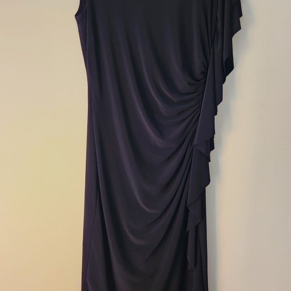 Lauren Ralph Lauren Black Midi Sheath Dress
